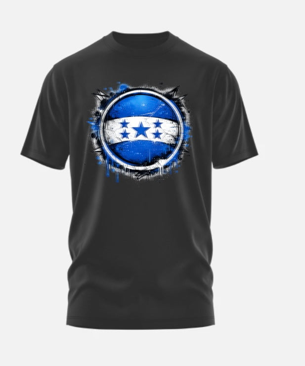 Honduras flag 5 Blue Star