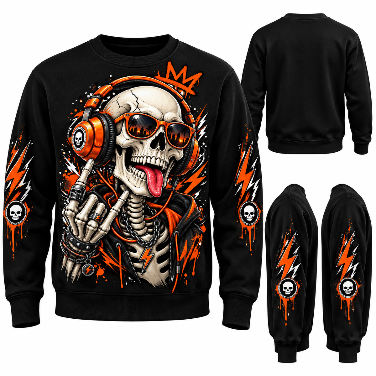 Skull Headphones sweaters
