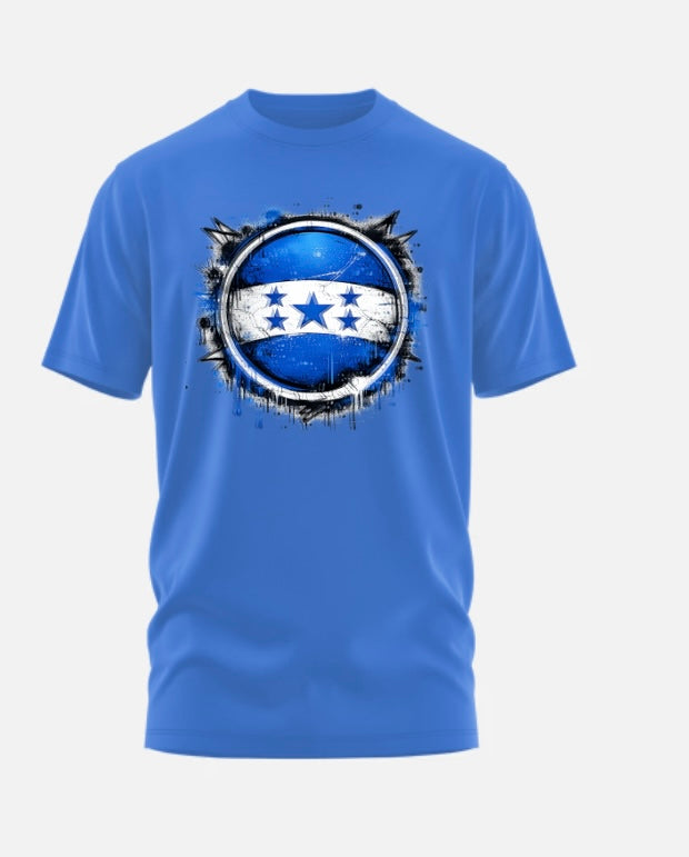 Honduras flag 5 Blue Star