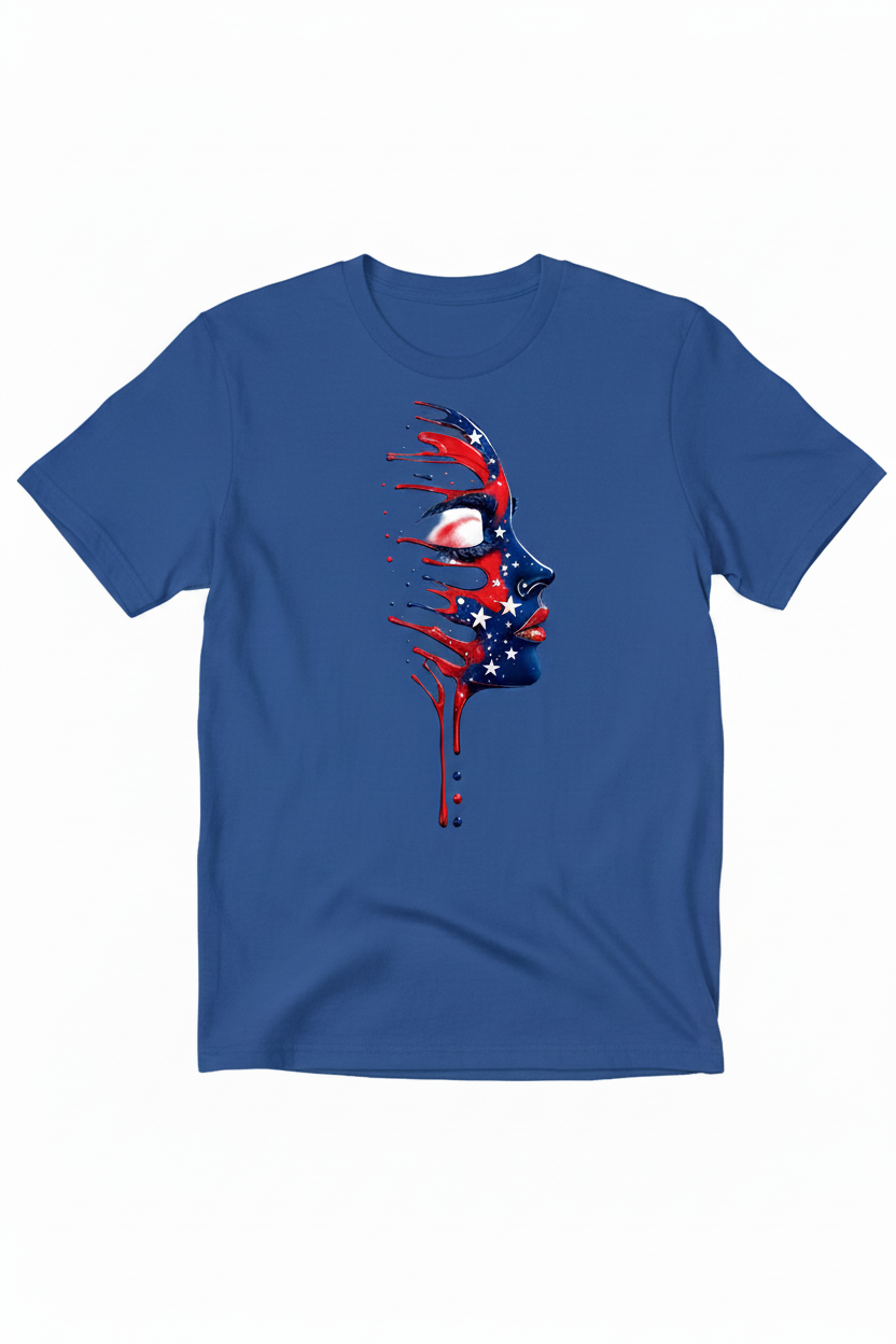 BLUE DripFace Noir USA