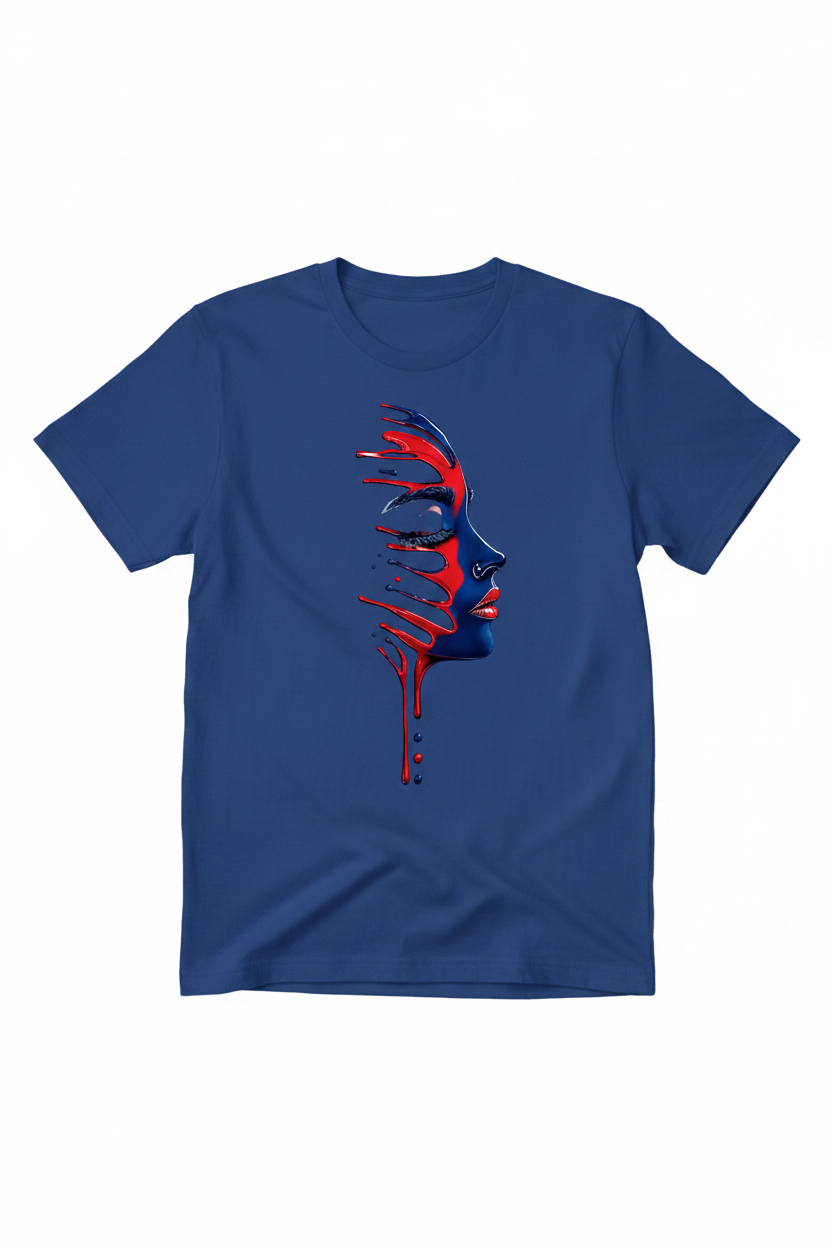 Blue DripFace Noir