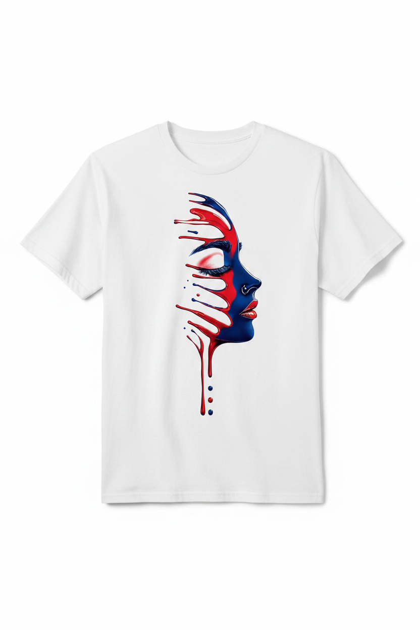 white DripFace Noir