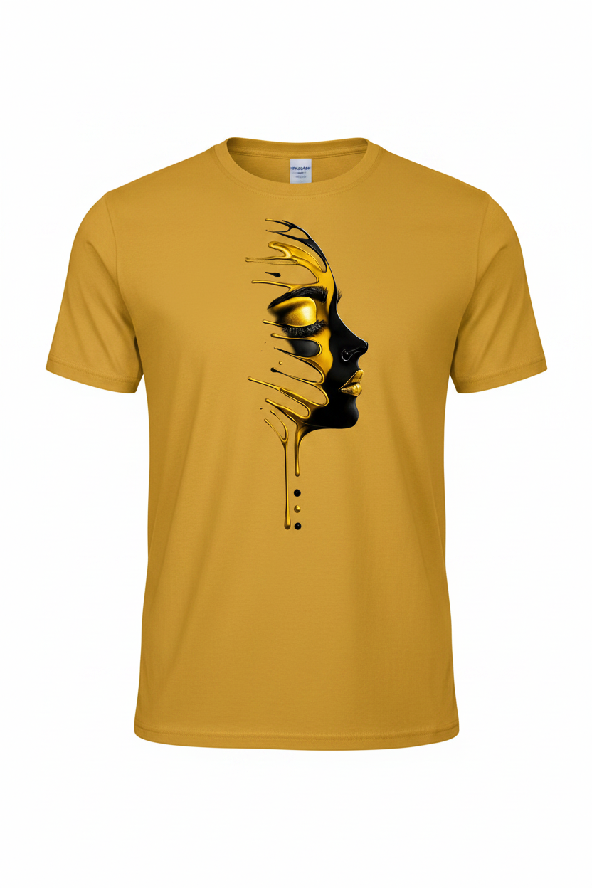 yellow gold DripFace Noir