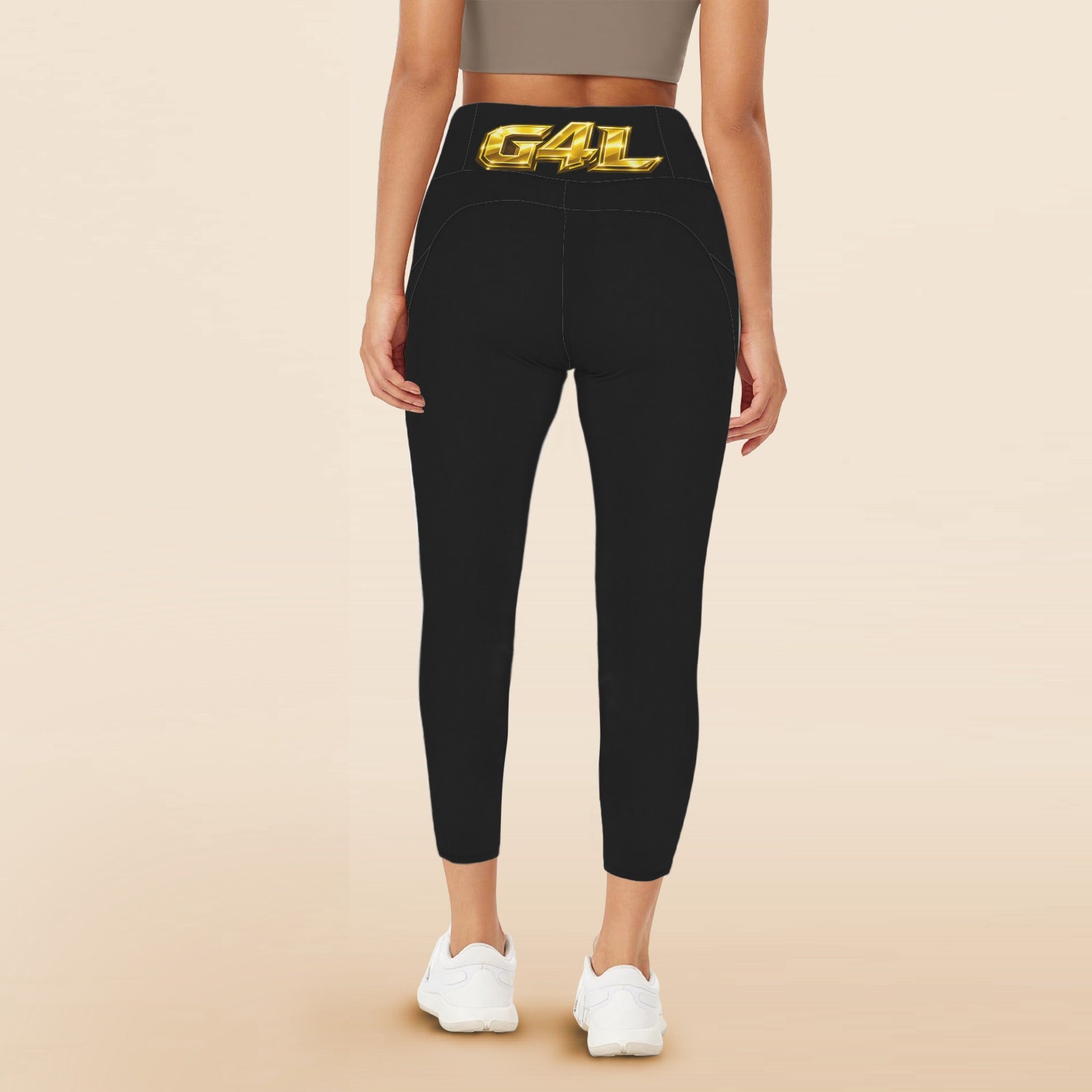 G4L High Waist Pockets Yoga Leggings