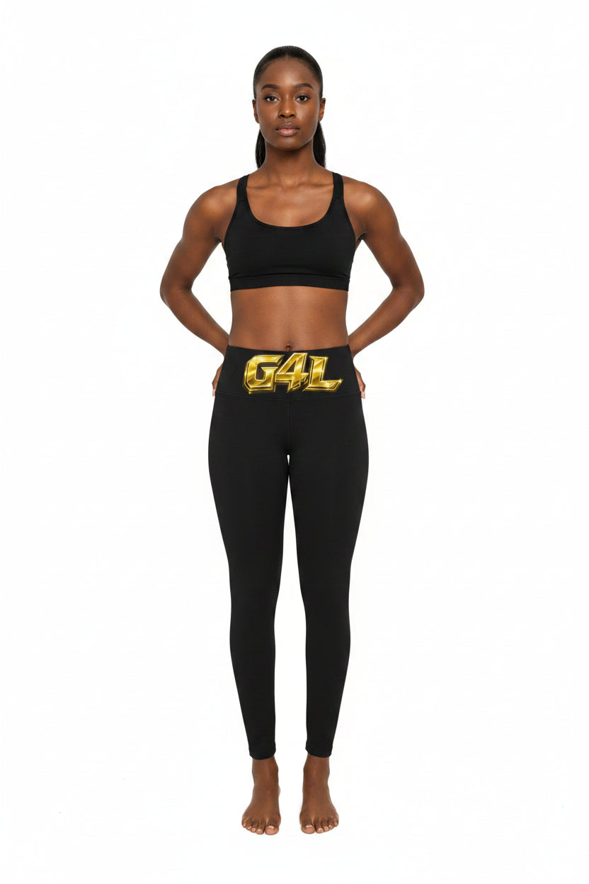G4L High Waist Pockets Yoga Leggings