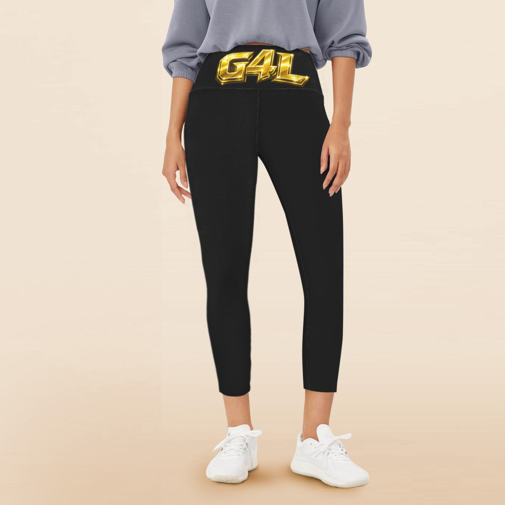G4L High Waist Pockets Yoga Leggings