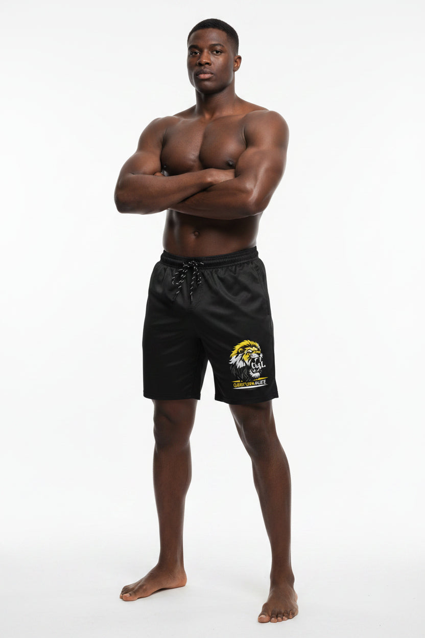 LION FACE G4L COLORS MEN'S BEACH SHORTS