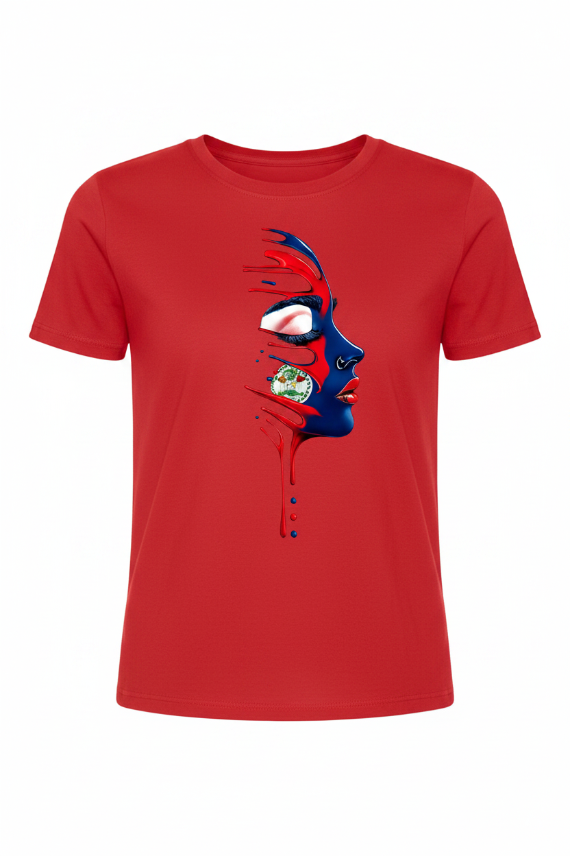 belize DripFace Noir red